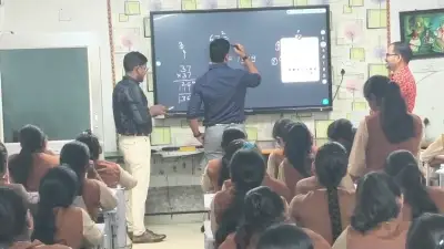 Jharsuguda Collector Turns Teacher