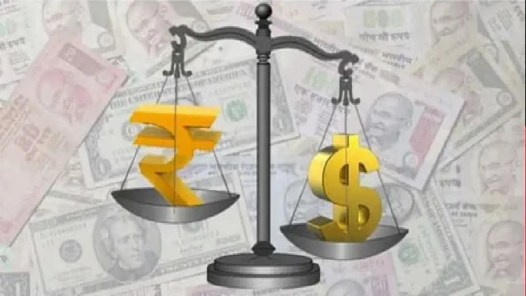 Dollar weighing more than rupee