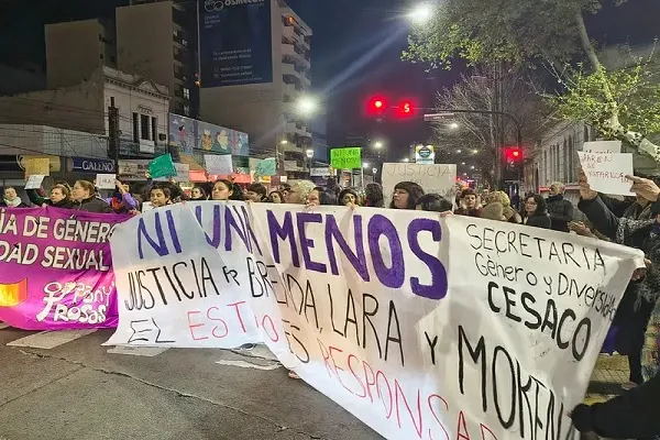 Thousands of protesters took to the streets of Buenos Aires, Argentina.