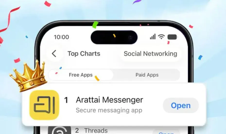 arattai app explodes 100x in 3 days as sign ups