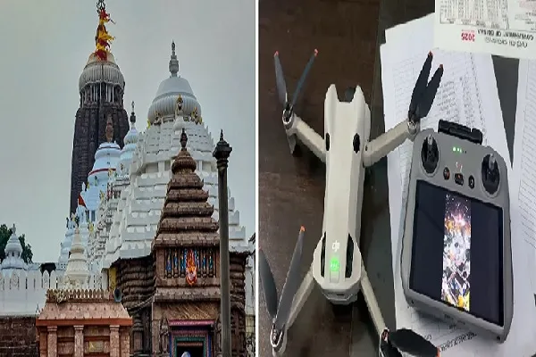 ଶ୍ରୀମନ୍ଦିର ଉପରେ ପୁଣି ଉଡ଼ିଲା ଡ୍ରୋନ୍, ଜଣକୁ ଅଟକ ରଖିଲା ପୋଲିସ