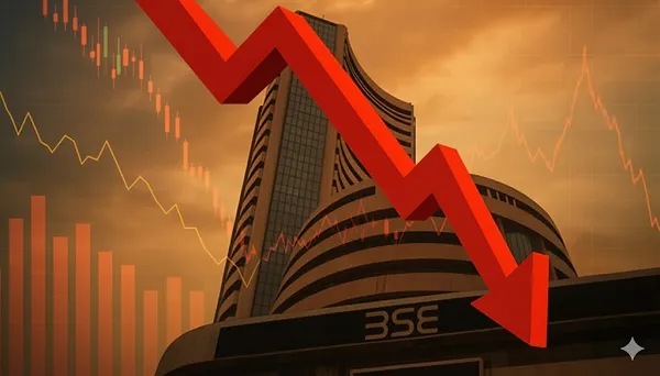 ନିବେଶକଙ୍କ ୨.୭ ଲକ୍ଷ କୋଟି ଟଙ୍କା ସ୍ୱାହା ! ସେନ୍‌ସେକ୍ସ ୫୦୦ ପଏଣ୍ଟ ଖସିଲା, ନିଫ୍ଟି ୨୫,୬୦୦ ତଳେ ବନ୍ଦ