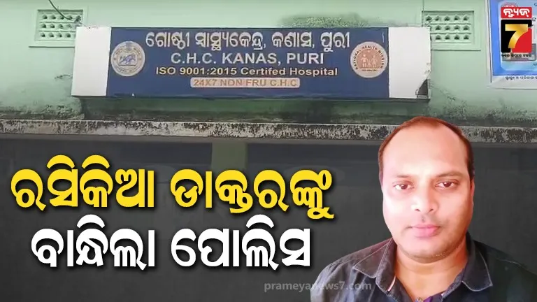 Molestation to female doctor, One arrested by Police