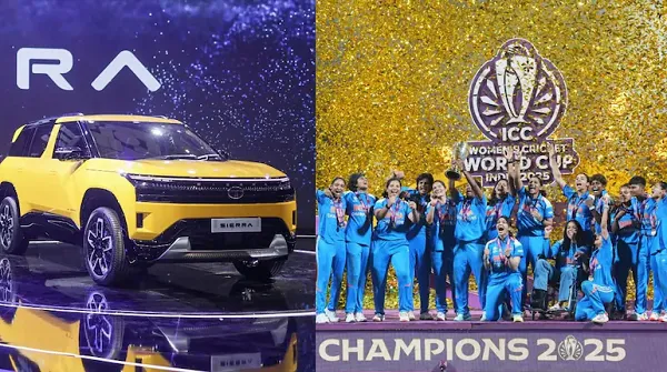 Tata Motors କଲା ବଡ଼ ଘୋଷଣା, ମହିଳା ବିଶ୍ୱକପ ବିଜୟ ଟିମର ସଦସ୍ୟଙ୍କୁ ଉପହାରରେ ଦେବ Sierra SUV