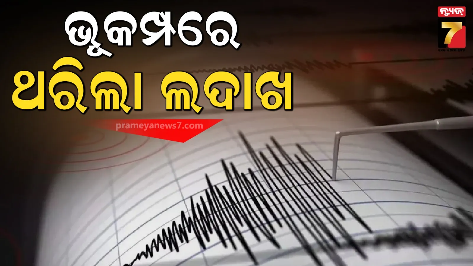 ସକାଳୁ ସକାଳୁ ଥରିଲା ଲଦାଖ, ଚୀନ୍‌ରେ ୪.୪ ତୀବ୍ରତାର ଭୂକମ୍ପ ; ଲୋକେ ଭୟଭୀତ