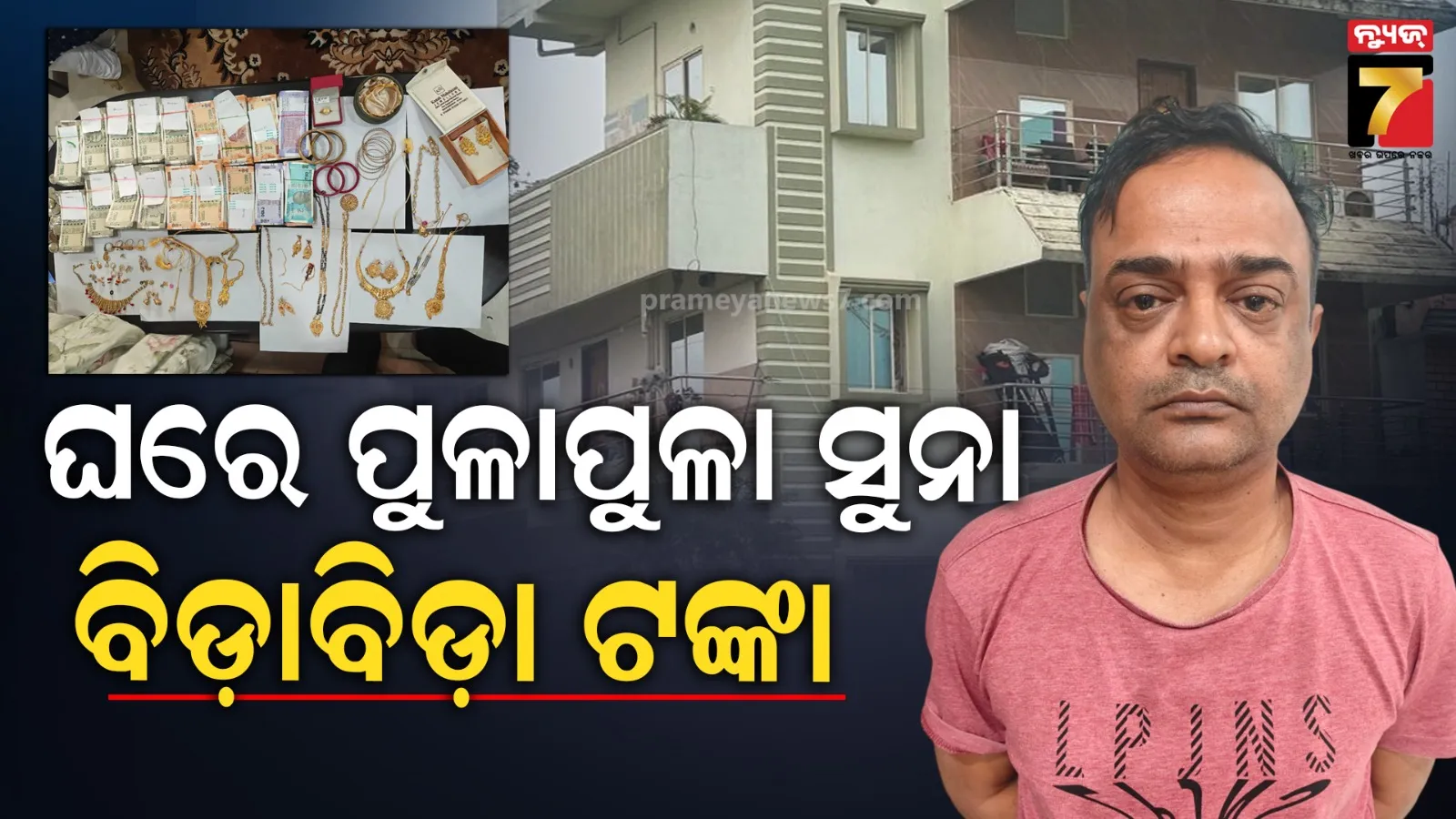 ₹2000 Salary to Crores: Vigilance Raids Odisha Officer