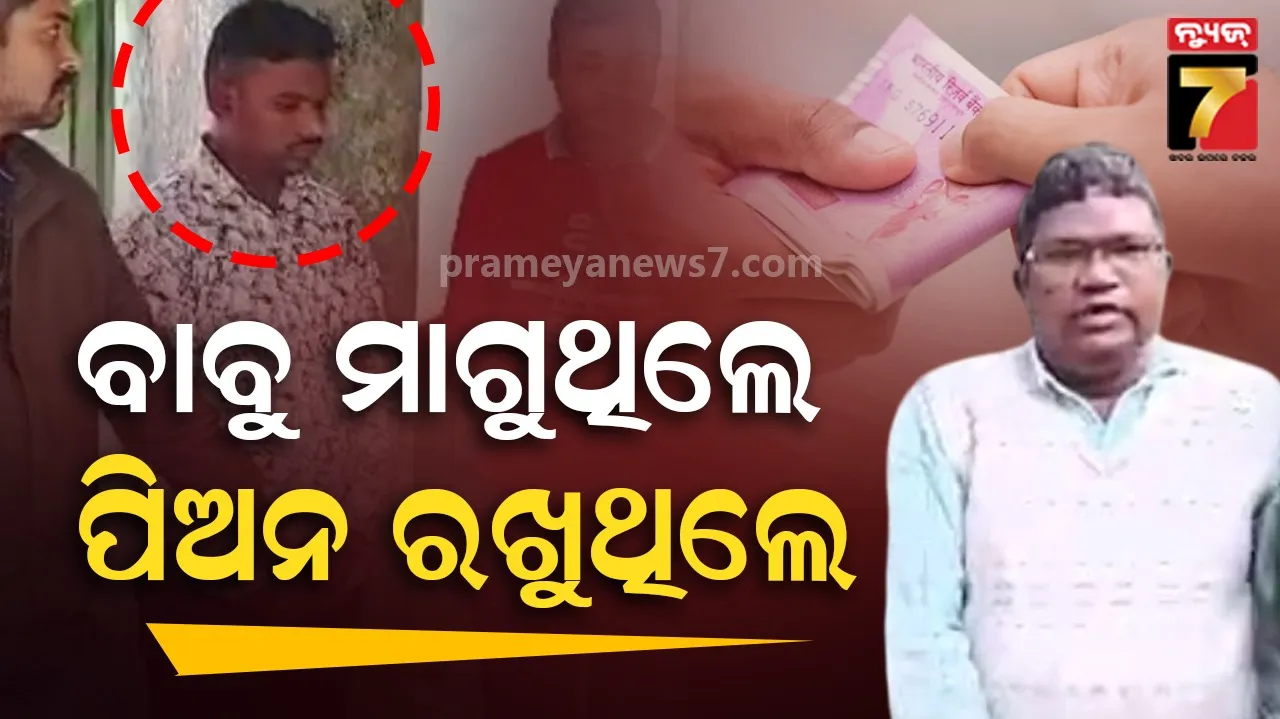 Odisha Vigilance Raid: Tahasildar Caught Taking Bribe