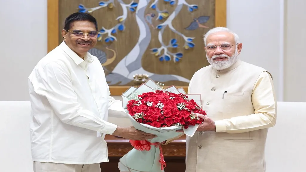 Odisha Governor Dr Hari Babu Kambhampati met Prime Minister Narendra Modi 