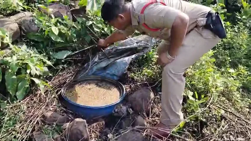 Seizure of 2,800 Litres of Jaggery Wash