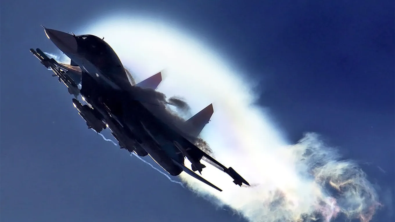 Russian Su-34M jets 