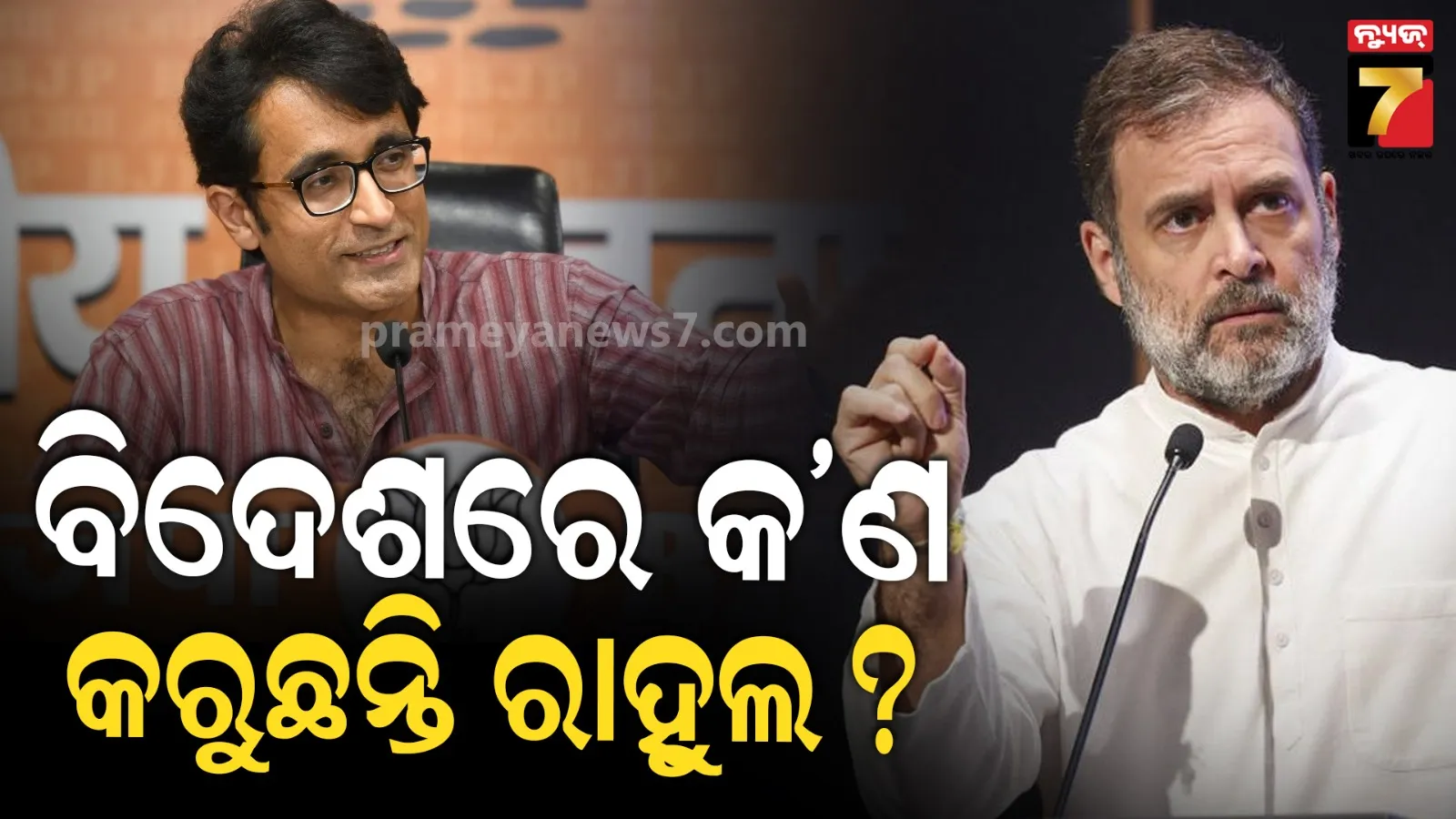 ‘ଛୁଟି କାଟୁଛନ୍ତି ଓ ଉପଭୋଗ କରୁଛନ୍ତି’: ରାହୁଲ ଗାନ୍ଧୀଙ୍କ ବିଦେଶ ଯାତ୍ରାକୁ ନେଇ କଟାକ୍ଷ କଲା ବିଜେପି