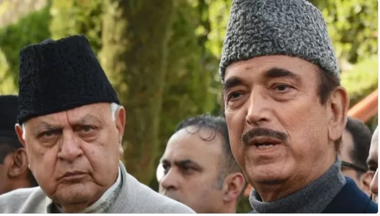 Ghulam Nabi Azad criticises Farooq Abdullah's remark on Kashmir