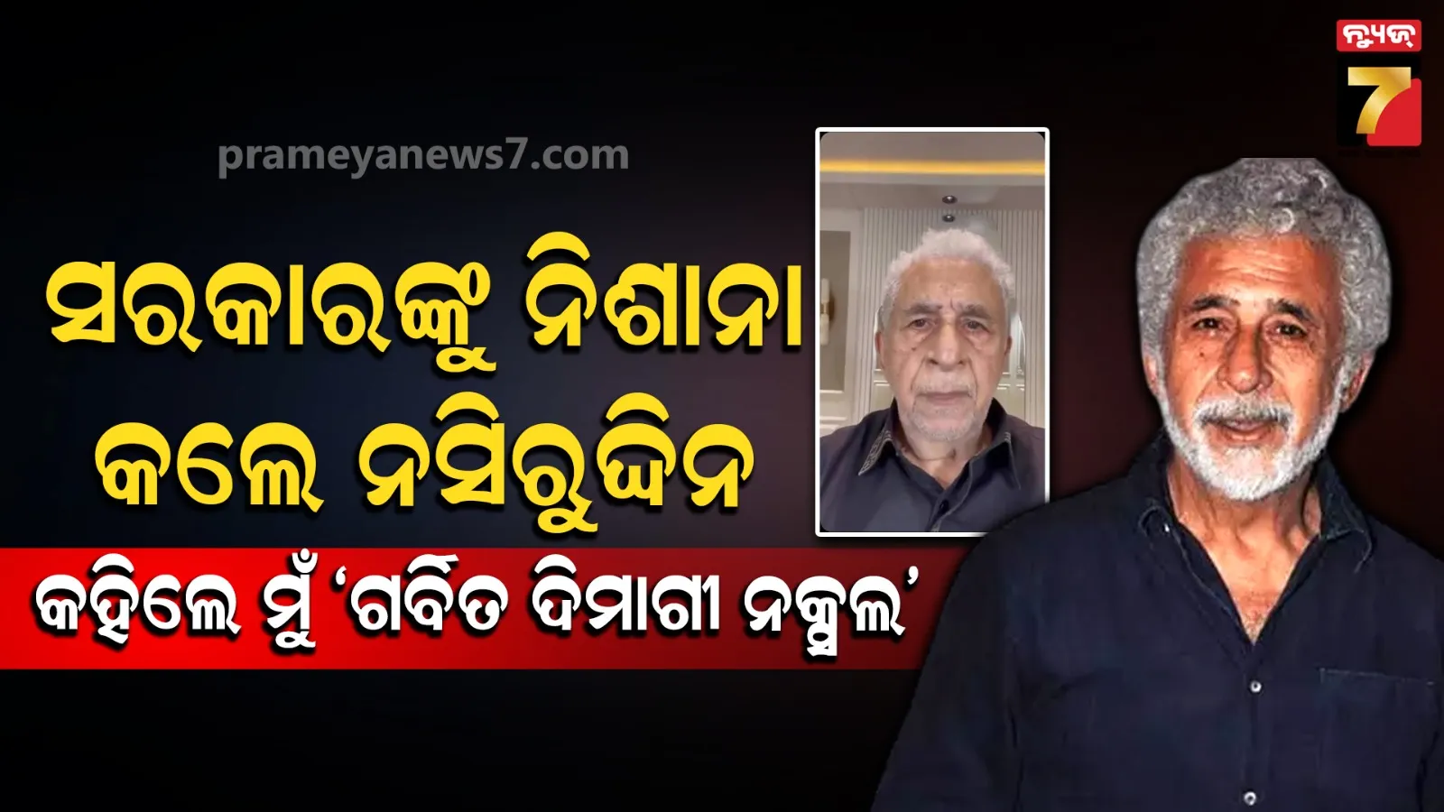 Naseeruddin Shah Calls Himself ‘Proud Dimagi Naxal’ Amid Jamia Student Protests