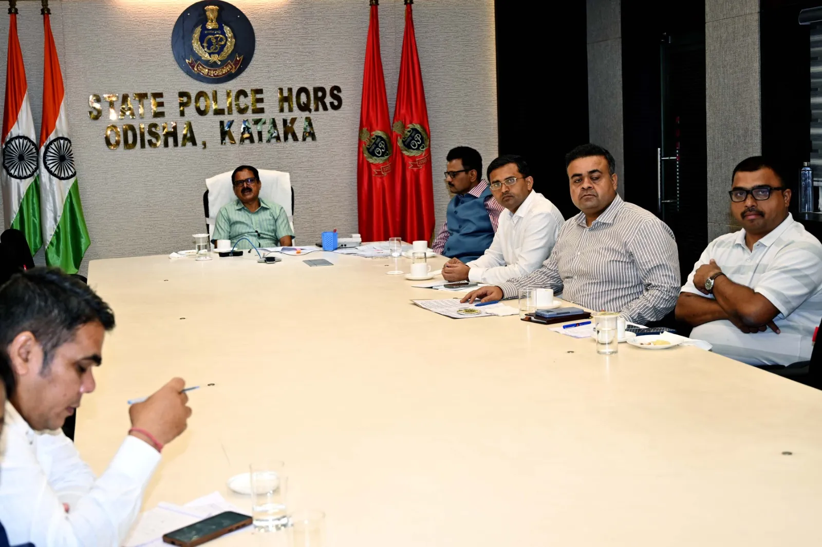 DGP holds high-level review meeting regarding the state-wide bandh