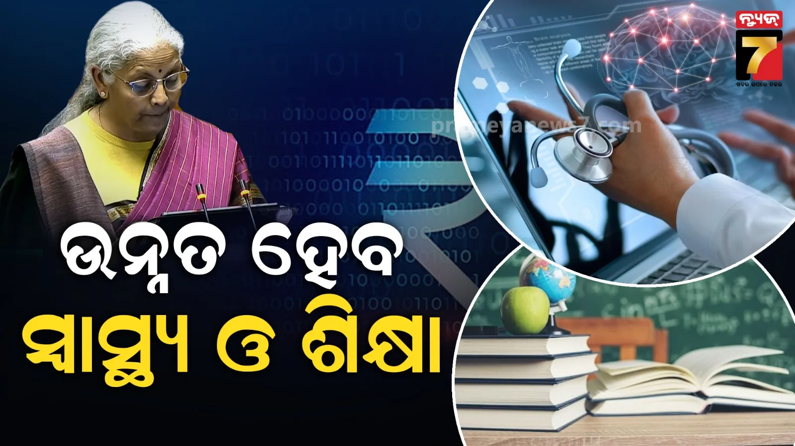 ବଜେଟରେ ସ୍ୱାସ୍ଥ୍ୟ, ଶିକ୍ଷା ଏବଂ ନିଯୁକ୍ତି ପାଇଁ କ’ଣ ଘୋଷଣା କଲେ ନିର୍ମଳା ?