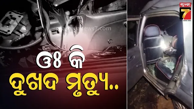 Road Accident: ଭାରସାମ୍ୟ ହରାଇ ଗଛରେ ପିଟିହେଲା କାର୍, ଚାଲିଗଲା ଜୀବନ