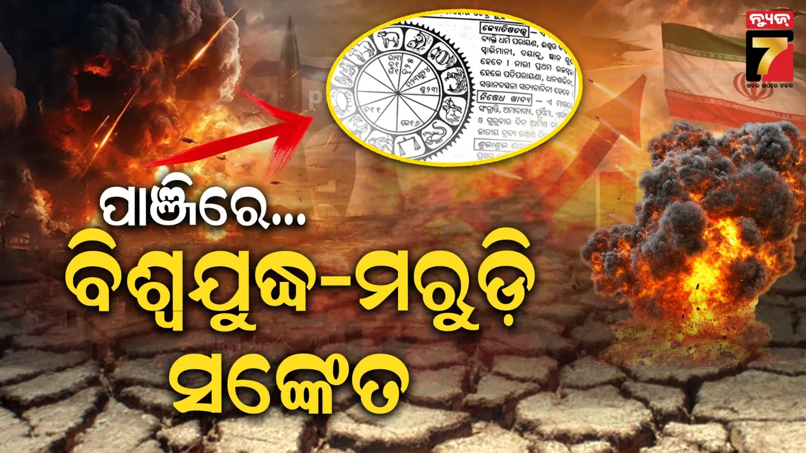 ଏବର୍ଷ ଅଦିନିଆ କାଳବୈଶାଖୀ ସହ ପ୍ରବଳ ଗ୍ରୀଷ୍ମ ପ୍ରବାହ, ତୃତୀୟ ବିଶ୍ଵଯୁଦ୍ଧ ସଙ୍କେତ ଦେଲା ବିରଜା ପାଞ୍ଜି