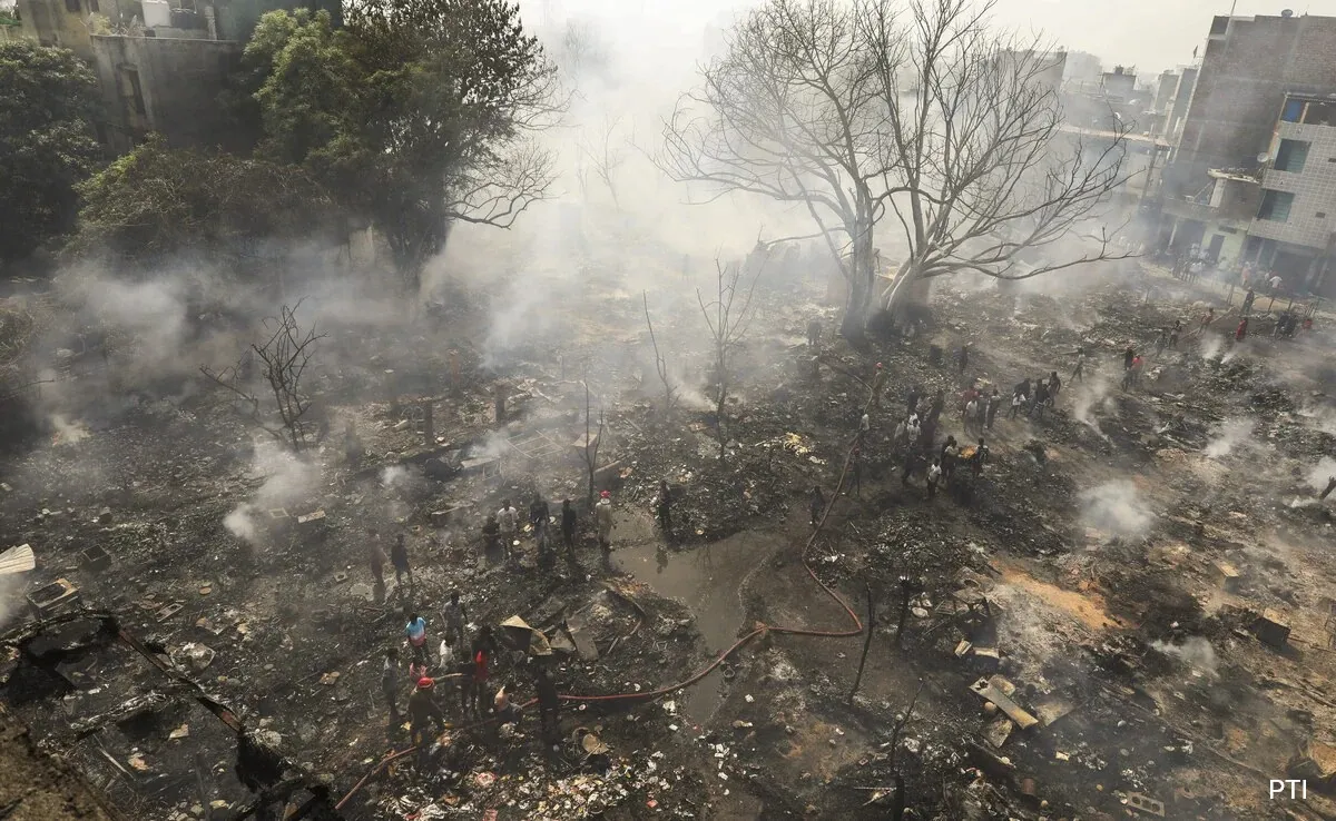 Rohini Slum Fire Death