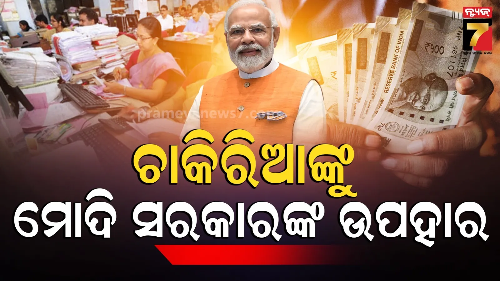 DA Hike: କର୍ମଚାରୀଙ୍କୁ ବଡ଼ ଉପହାର ଦେଲେ ମୋଦି ସରକାର,  ୮ମ ବେତନ କମିଶନ ପୂର୍ବରୁ ବଢ଼ାଇଲେ ମହଙ୍ଗା ଭତ୍ତା 
