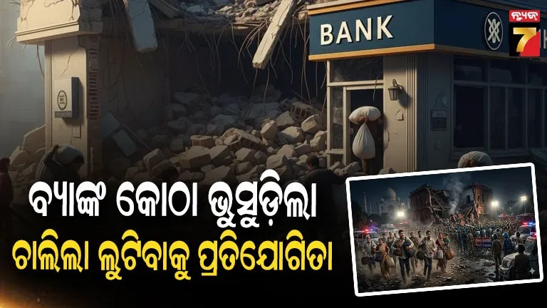 Agra bank building collapse