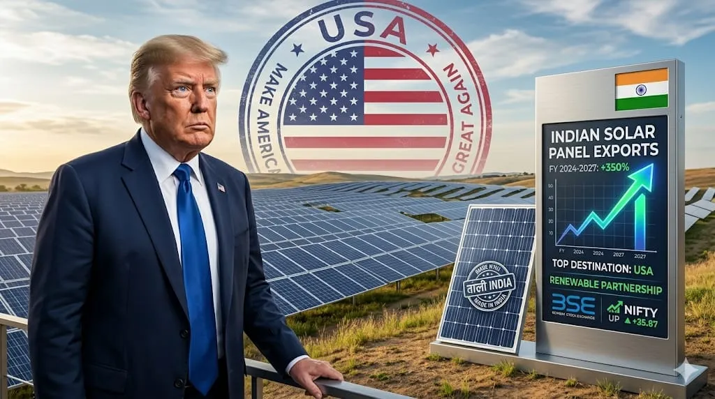 US Anti-Dumping Duty on Indian Solar: ଭାରତୀୟ ସୋଲାର ପ୍ୟାନେଲ୍ ରପ୍ତାନିକାରୀଙ୍କୁ ବଡ଼ ଧକ୍କା, ଆମେରିକା ଲାଗୁ କଲା ୧୨୩% ଆଣ୍ଟି-ଡମ୍ପିଂ ଡ୍ୟୁଟି 