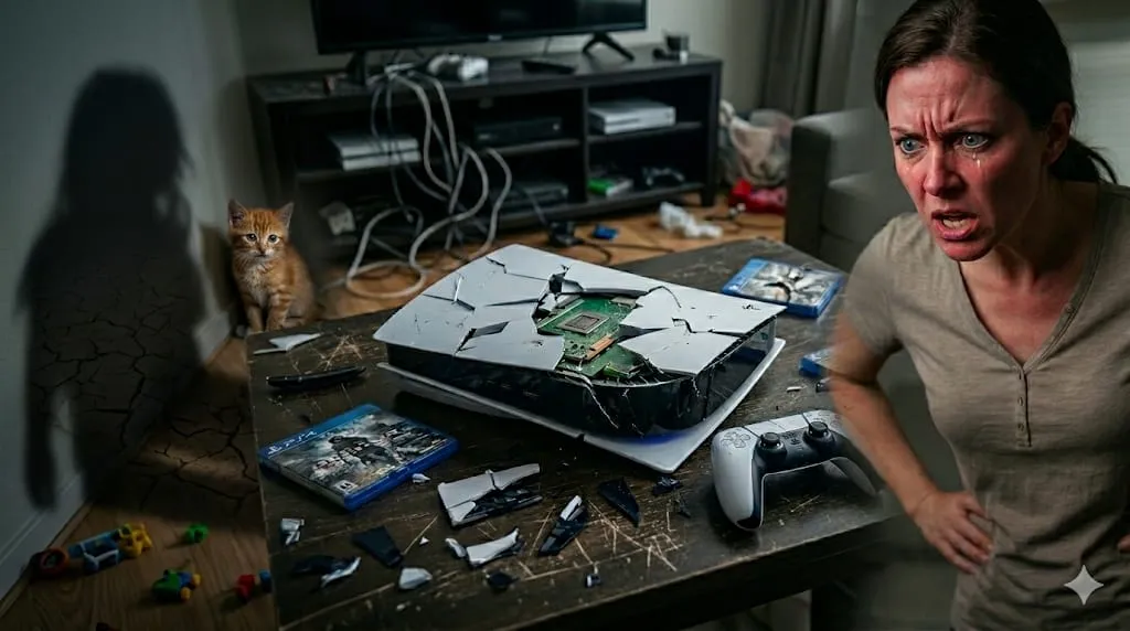 Viral Video Mother Forces Son to Smash PS5: ଭାଙ୍ଗ୍ ଭାଙ୍ଗ୍ ସେ PS-5, ଏମିତି କଥା କହି ଭିଡିଓ କରି ଭାଇରାଲ୍ ହେଲା ଭିଡିଓ.. 