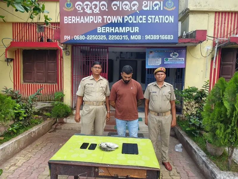 Berhampur Police Busts Online Betting Racket