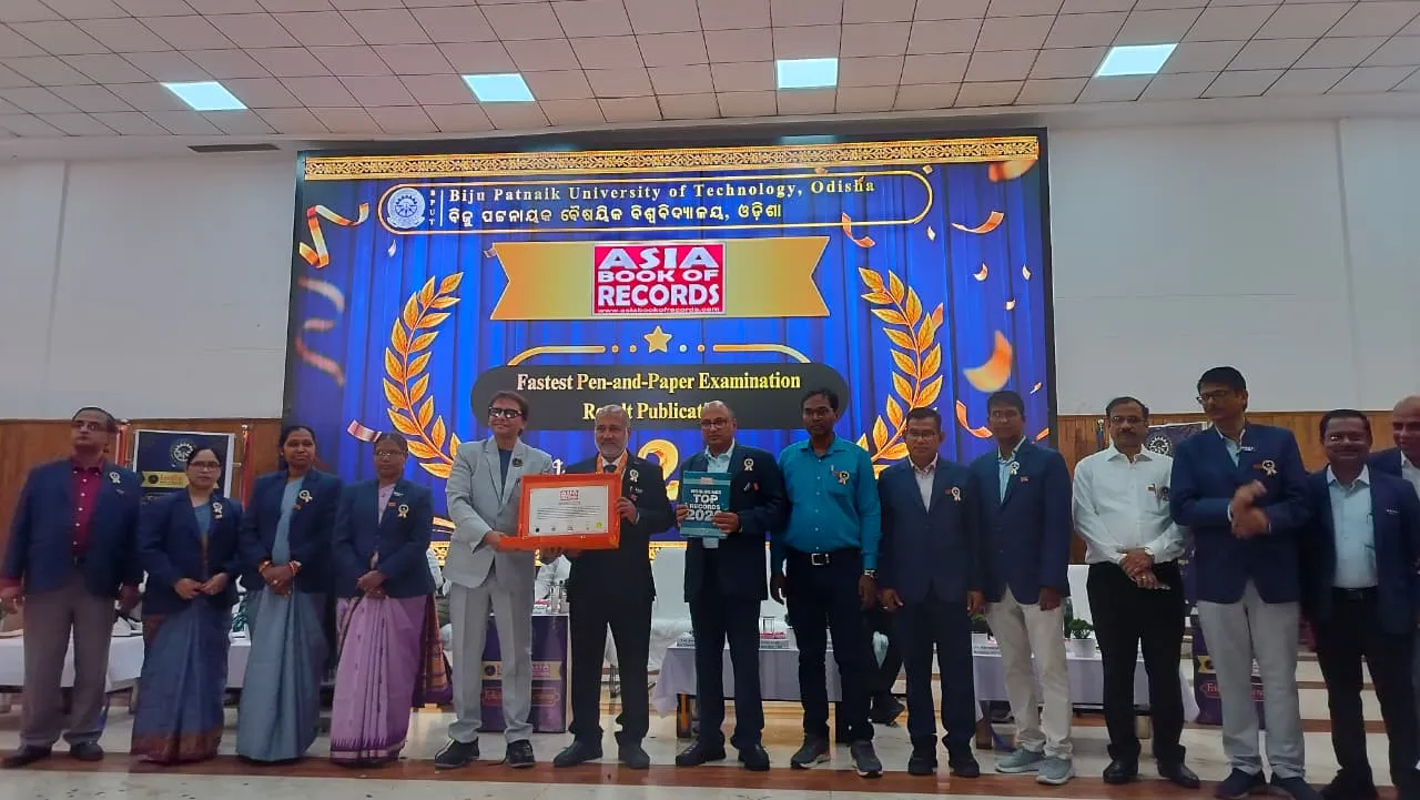 BPUTକୁ ମିଳିଲା ଇଣ୍ଡିଆ ବୁକ ଅଫ ରେକର୍ଡସ ଓ ଏସିଆ ବୁକ ଅଫ୍ ରେକର୍ଡସର ପୁରସ୍କାର