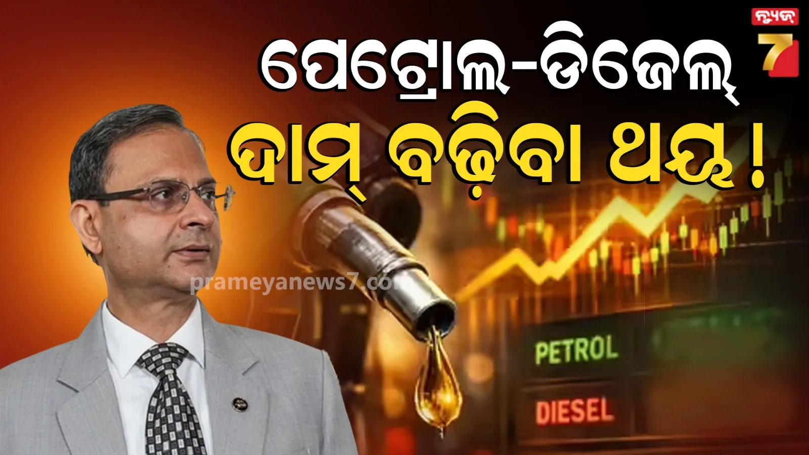 Petrol Diesel Price: ବଢ଼ିବ ପେଟ୍ରୋଲ-ଡିଜେଲ୍ ଦାମ୍‌ ! ଏଭଳି ଚେତାବନୀ ଦେଲେ ଆରବିଆଇ ଗଭର୍ଣ୍ଣର