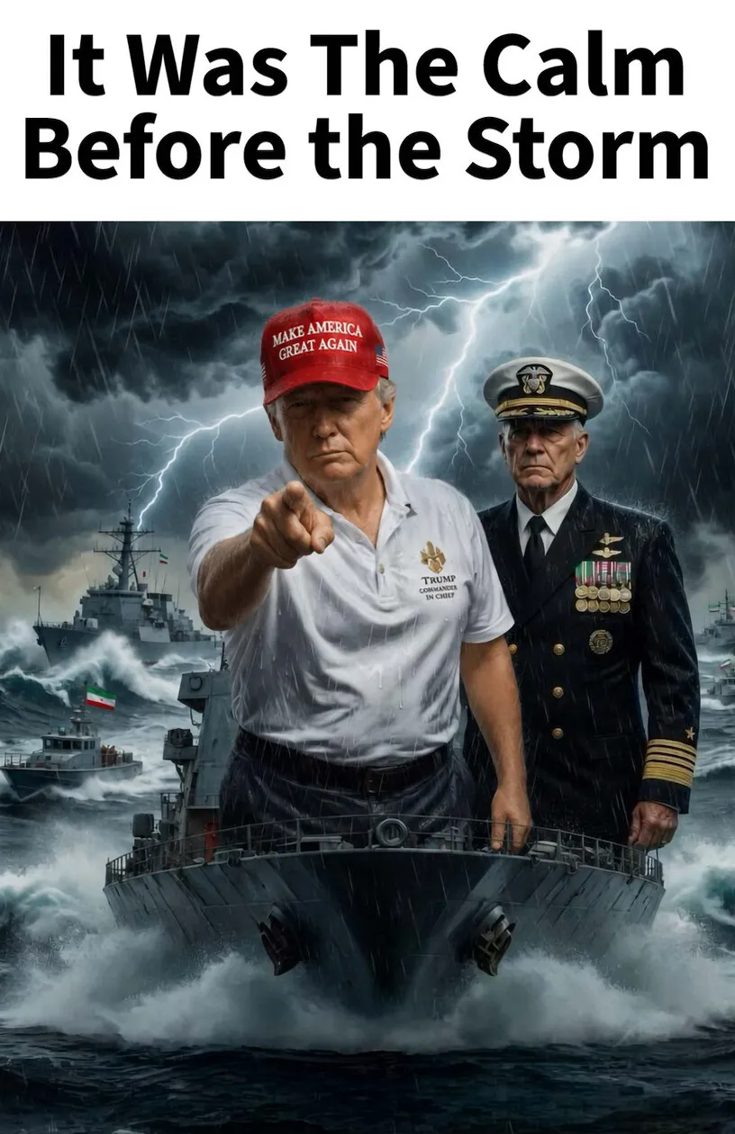 Donald Trump AI photo Iran