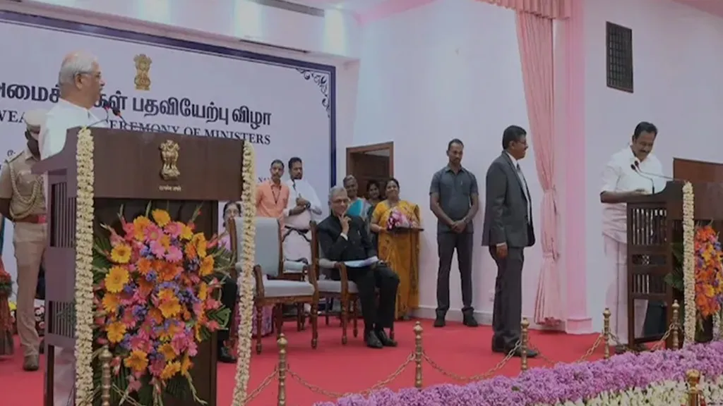 Tamil Nadu Congress MLA hailed Congress leaders during oath-taking, Governor Objects.