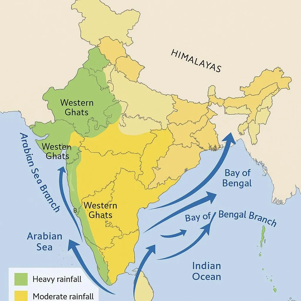 ସର୍ବ ପ୍ରଥମେ ଭାରତର କେଉଁ ସ୍ଥାନକୁ ପହଞ୍ଚେ ମୌସୁମୀ, କେଉଁ ରାସ୍ତାରେ ଆସେ ଆପଣଙ୍କ ସହରକୁ?