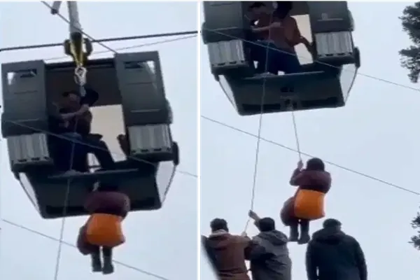 Technical fault occurred in the gondola cable car service