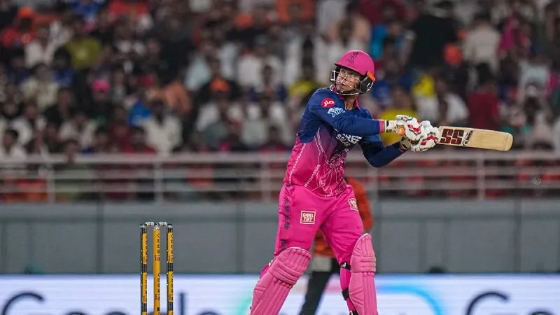 IPL 2026: Vaibhav Sooryavanshi Smashing 97 Off 29 Balls Sets Huge Target For Hyderabad