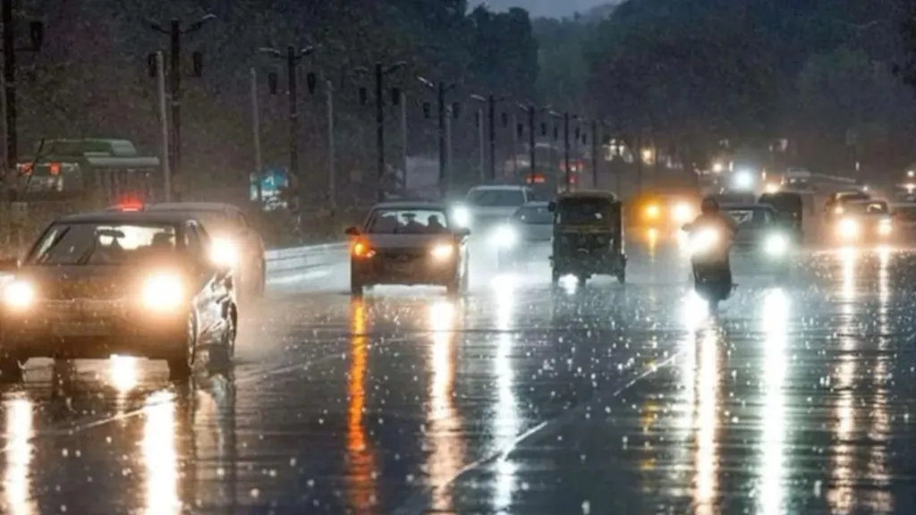 Delhi rain