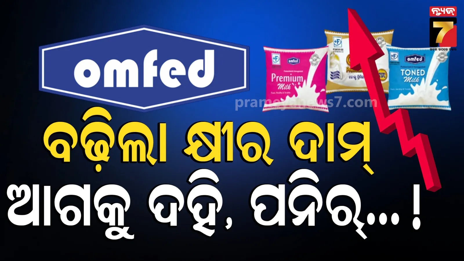 Milk Prices Hiked in Odisha