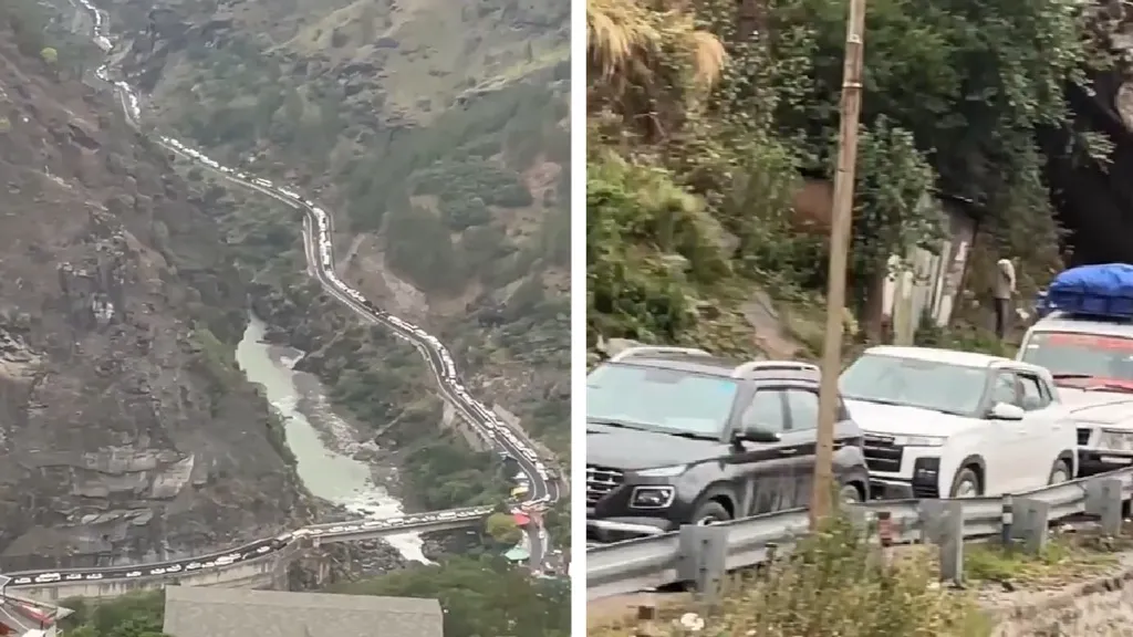 Uttarakhand, Himachal Pradesh, Heavy traffic