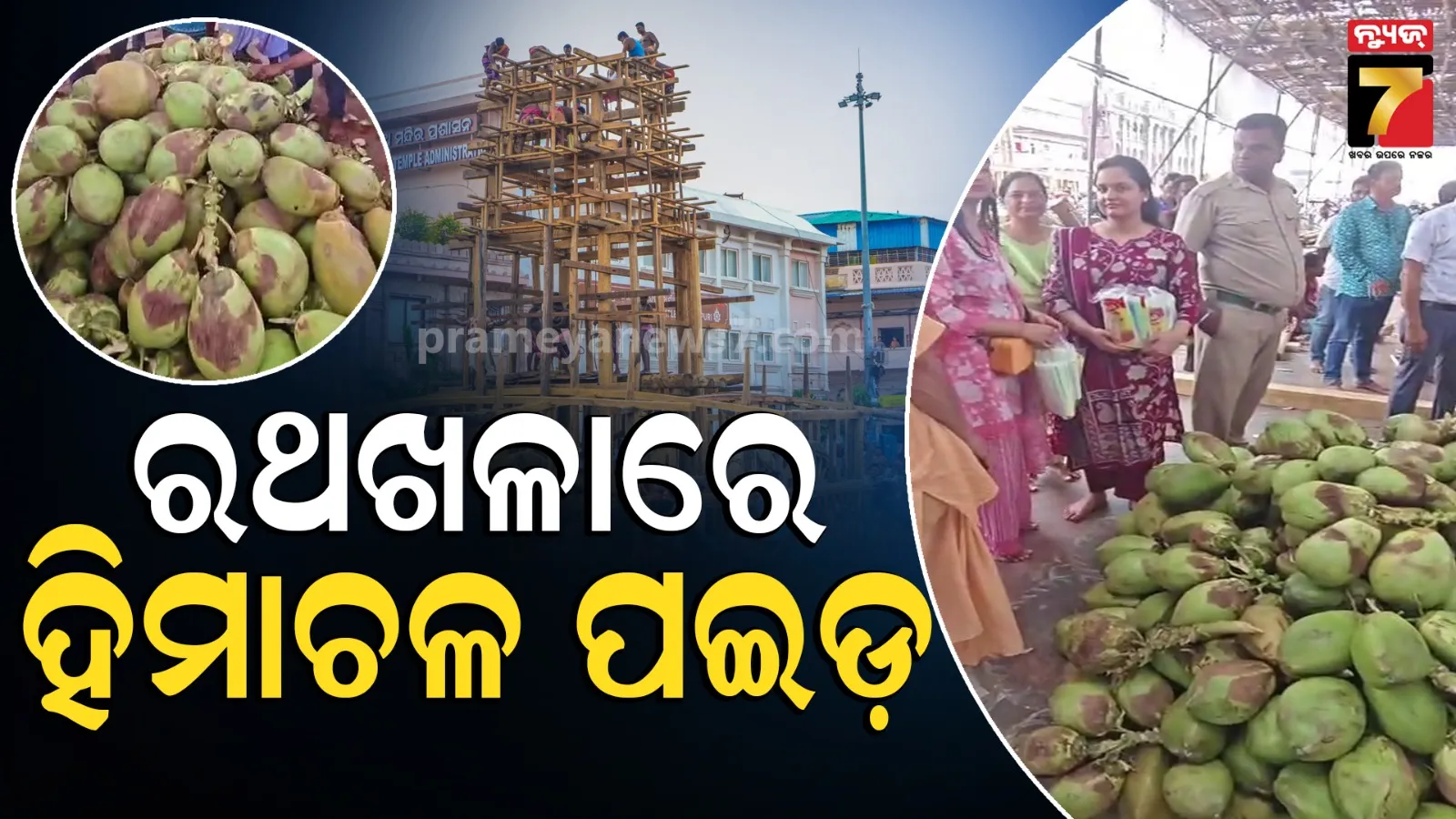 ହିମାଚଳ ପଇଡ଼ରେ ରଥ ନିର୍ମାଣକାରୀ ସେବକଙ୍କ ତୃଷ୍ଣା ମେଣ୍ଟିଲା ; ୨ ବର୍ଷରୁ ଇଚ୍ଛା ଥିଲା, ମହାପ୍ରଭୁ ପୂରଣ କଲେ କହିଲେ ଶ୍ରଦ୍ଧାଳୁ
