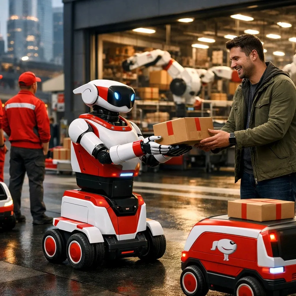 robots replacing delivery workers