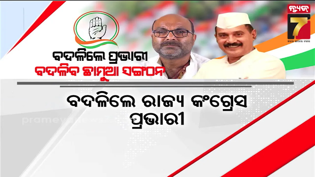 Odisha Congress In-Charge Changed