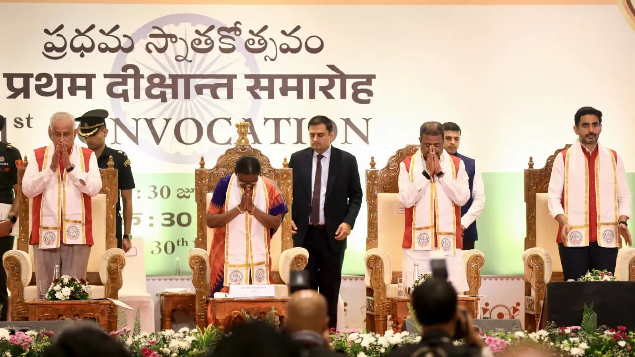 First convocation ceremony of Central Tribal University, Andhra Pradesh