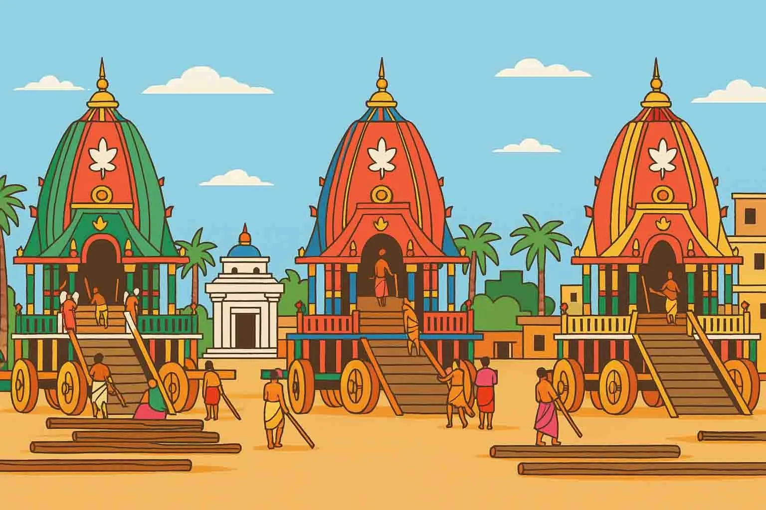 Goddess Sri Subhadra's chariot 'Devadalana'