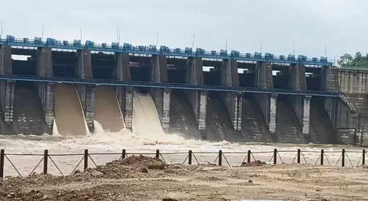 Lower Suktel Dam Gates Opened in Balangir as Water Level Crosses Danger Mark