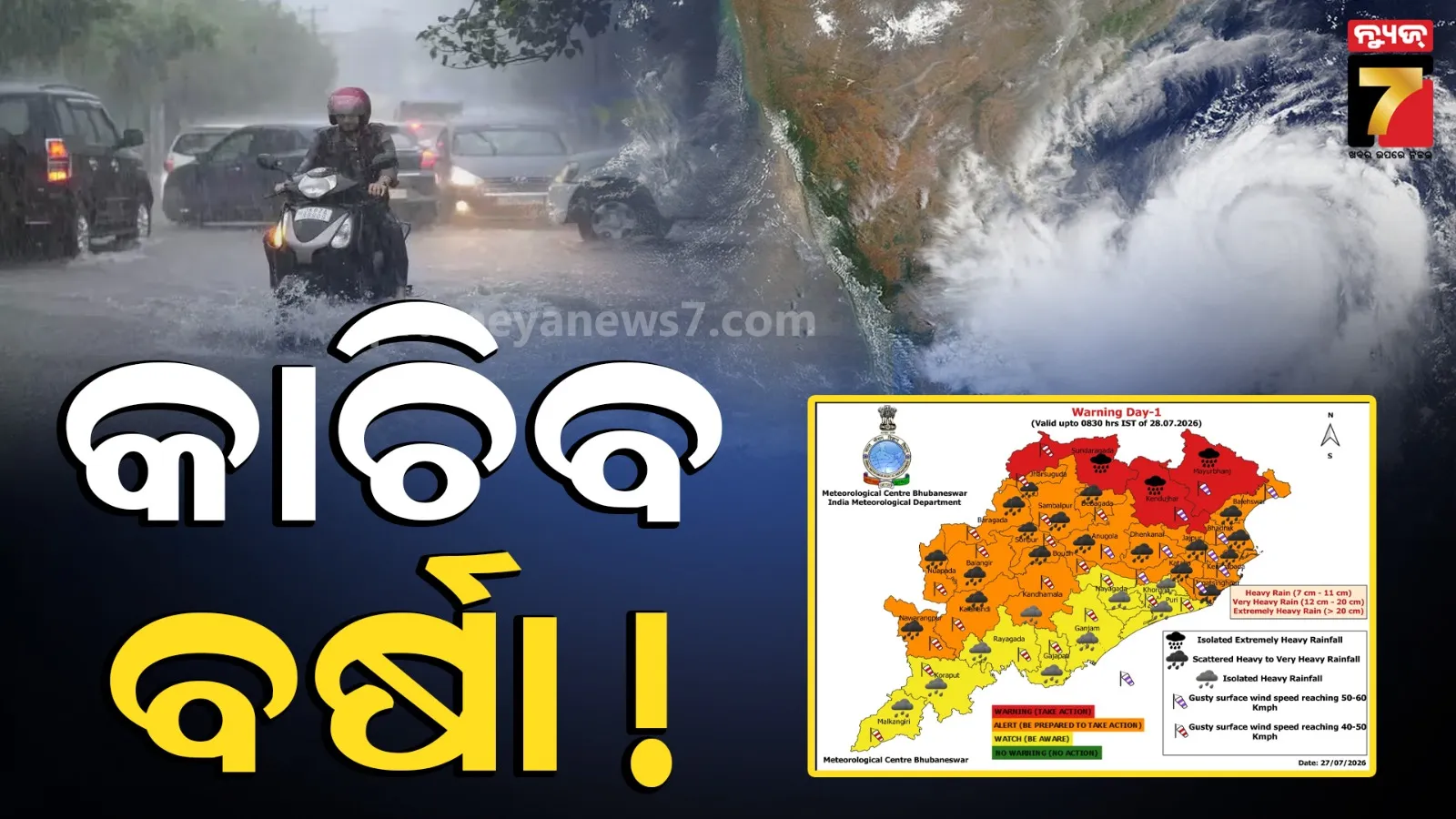 heavy rainfall