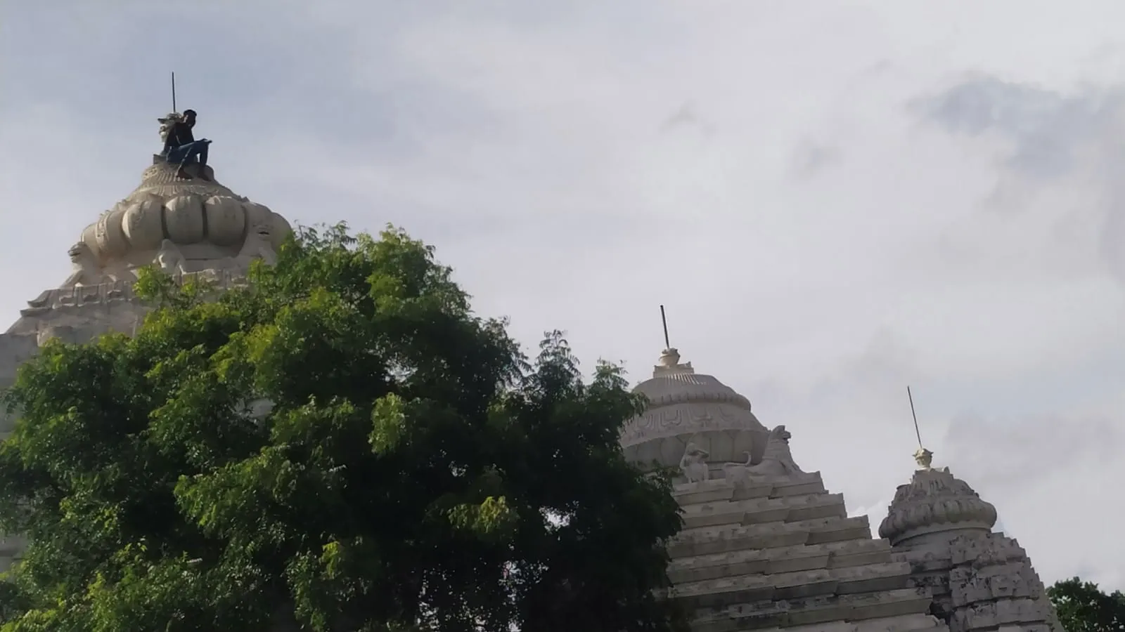 ପ୍ରେମ ପାଇଁ ହାଇଭୋଲଟେଜ୍ ଡ୍ରାମା! ମନ୍ଦିର ଚୂଳରେ ବସି ପ୍ରେମିକର ଜିଦ୍