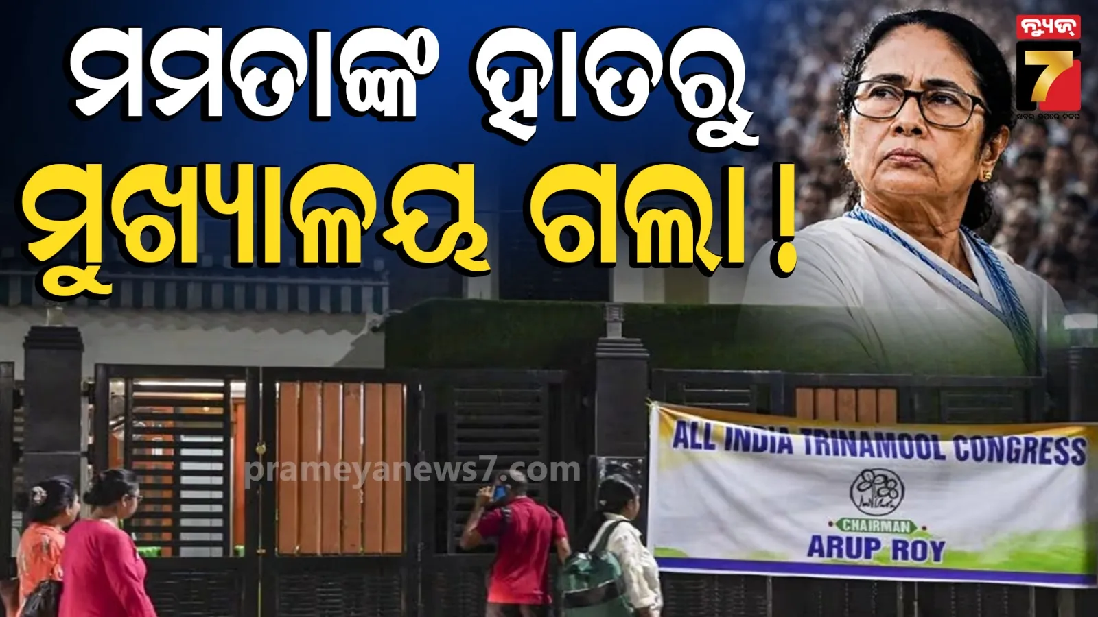 ମମତା ବାନାର୍ଜୀଙ୍କୁ ଝଟକା, TMC କୋଲକାତା ରାଜ୍ୟ ମୁଖ୍ୟାଳୟ ମାଡ଼ିବସିଲେ ଋତବ୍ରତ ବାନାର୍ଜୀଙ୍କ ଗୋଷ୍ଠୀ     