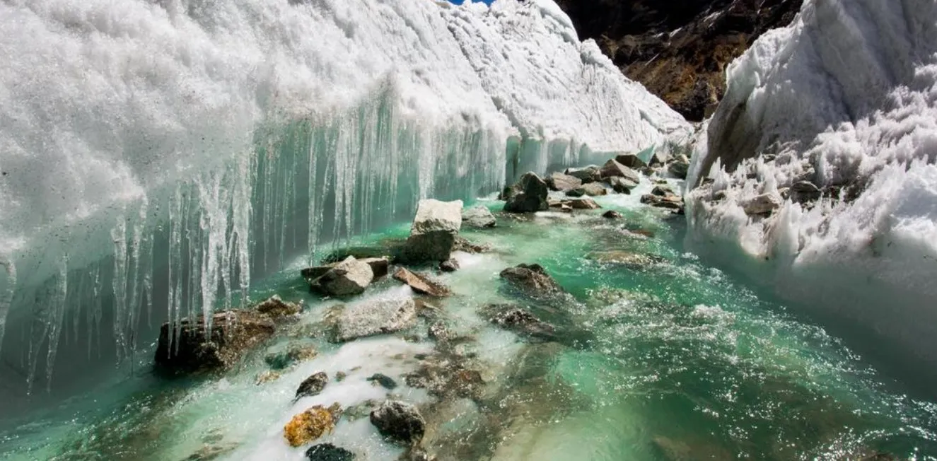 Himalayan glaciers melting