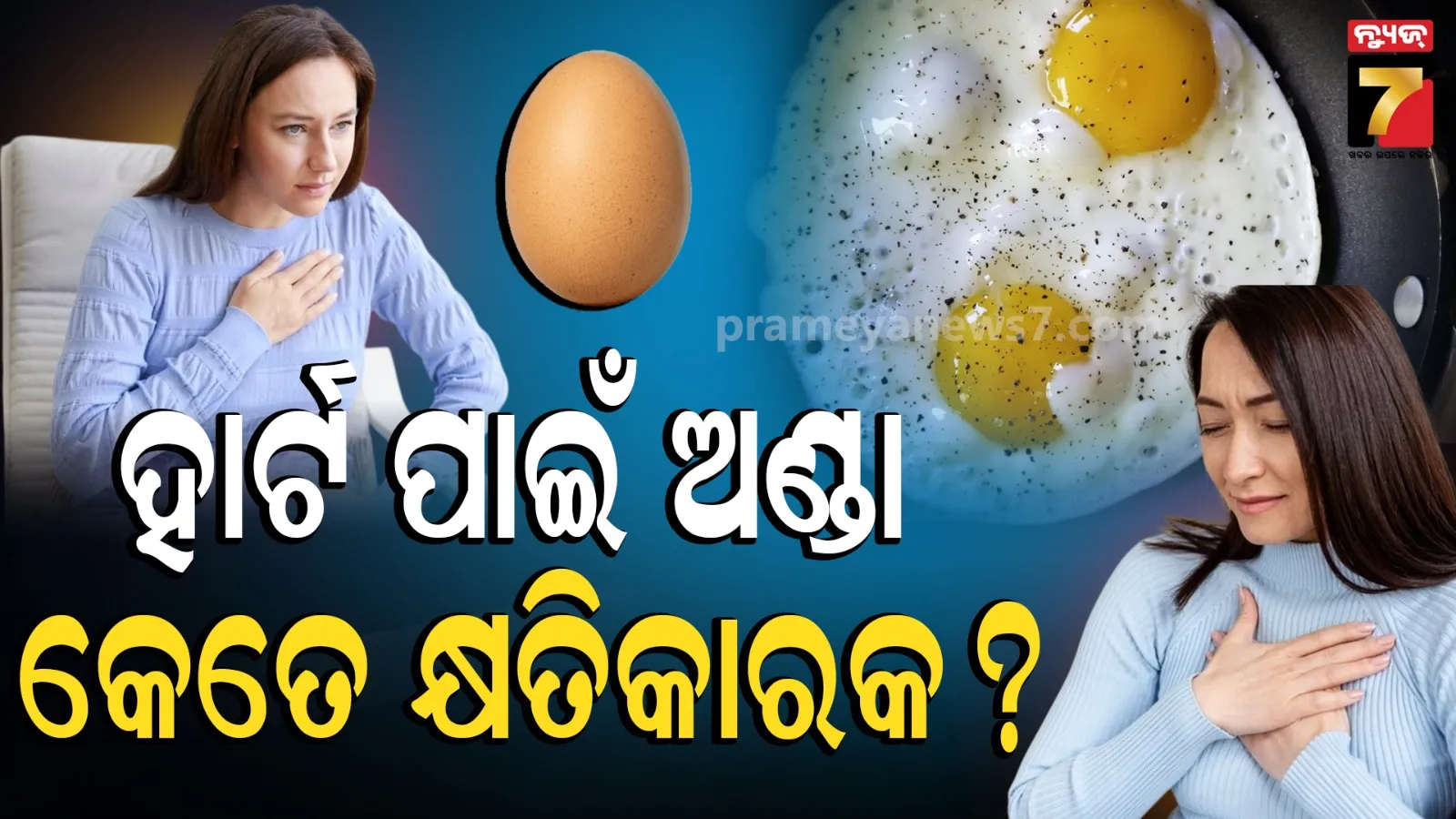 Are eggs harmful to the heart?