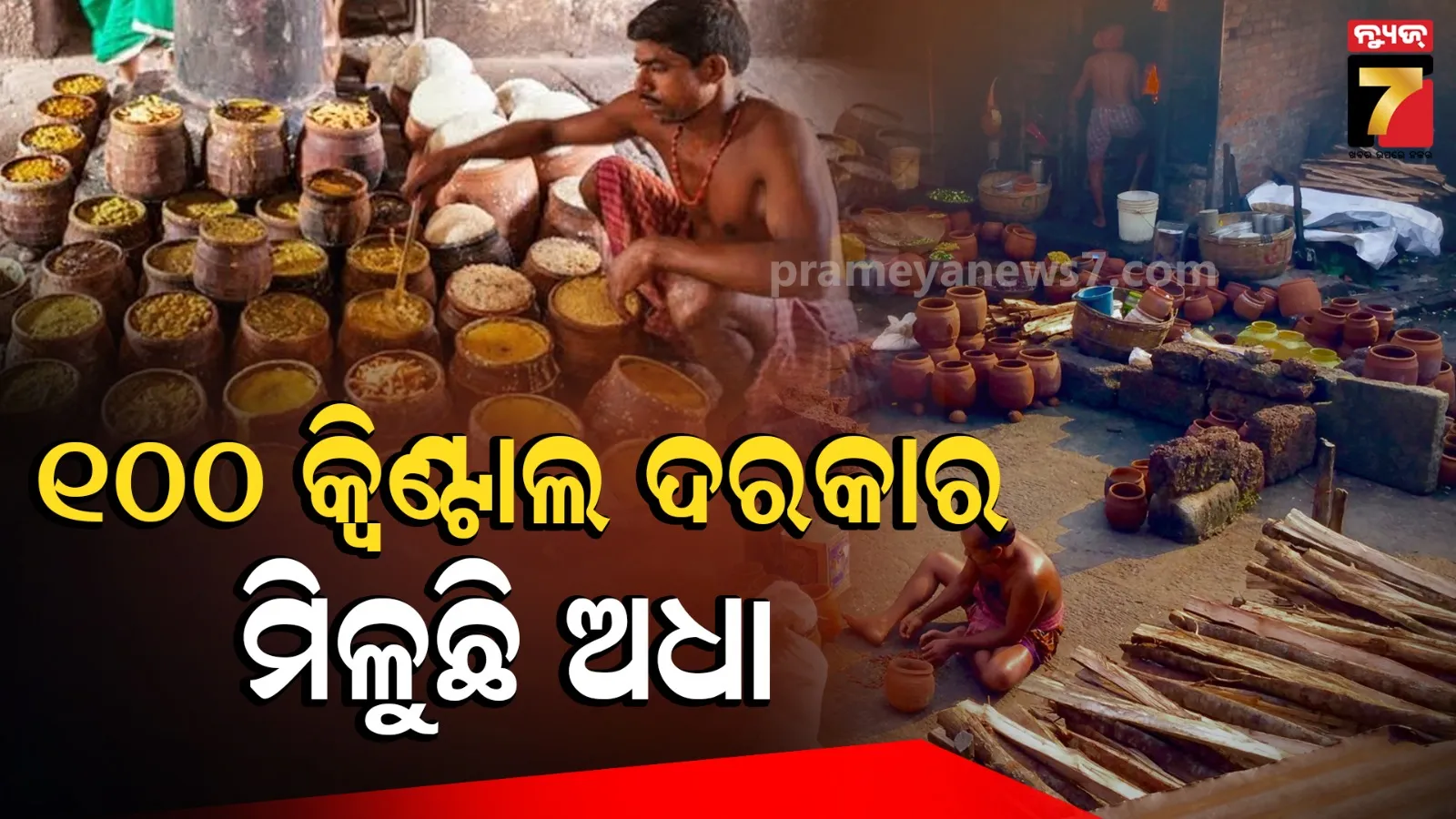 ଶ୍ରୀମନ୍ଦିରରେ ଜାଳେଣି କାଠ ସଙ୍କଟ ! ମହାପ୍ରସାଦ ପ୍ରସ୍ତୁତି ପ୍ରଭାବିତ ଆଶଙ୍କା, ସମାଧାନ ଦାବି କଲା ସୁଆର ମହାସୁଆର ନିଯୋଗ