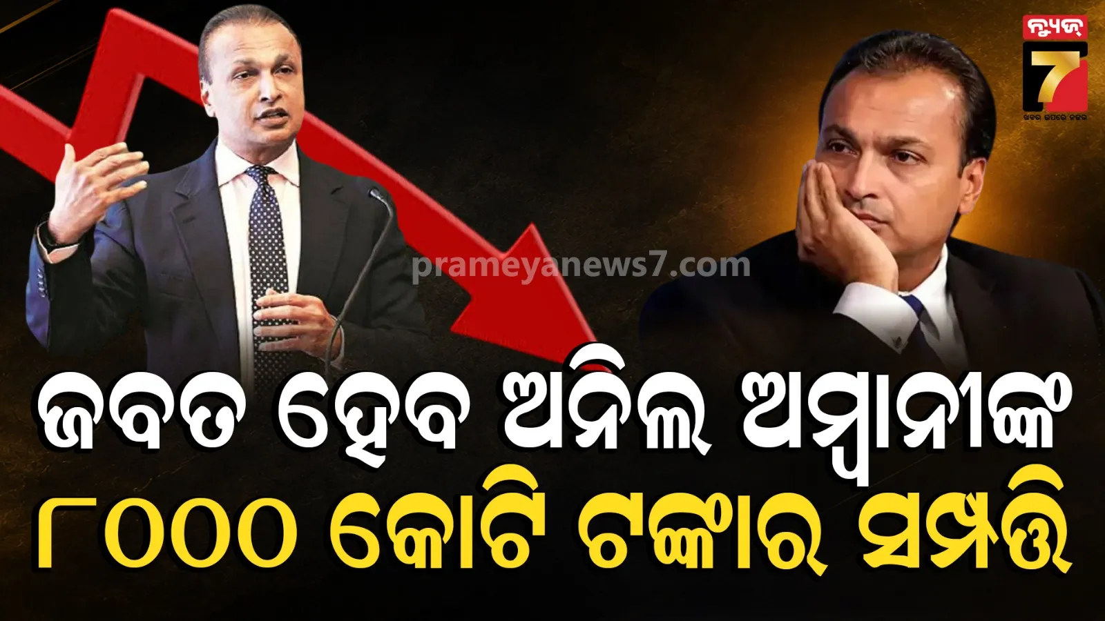 ଅନିଲ ଅମ୍ବାନୀଙ୍କ Rcom ବିରୋଧରେ EDର ସବୁଠୁ ବଡ଼ କାର୍ଯ୍ୟାନୁଷ୍ଠାନ, ଜବତ ହେବ ୮୦୦୦ କୋଟି ଟଙ୍କାର ସମ୍ପତ୍ତି